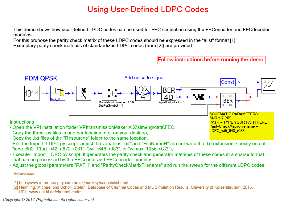 Picture for Using User-Defined LDPC Codes